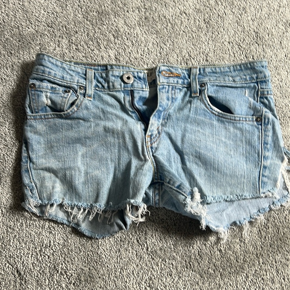 Levi Shorts - altered from boot cut - 6